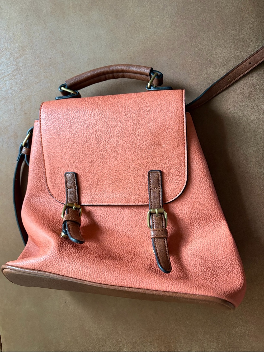 Jen & Co. Coral Convertible Backpack Vegan Leather